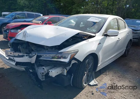 2022 Acura Ilx Premium A-Spec Packages/Technology A-Spec Packages from USA, damaged, VIN 19UDE2F82NA001049